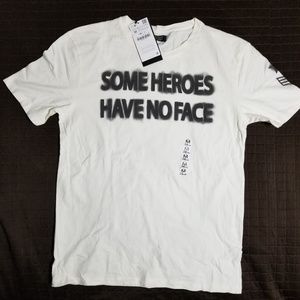 NWT Zara Man Distressed Tee
